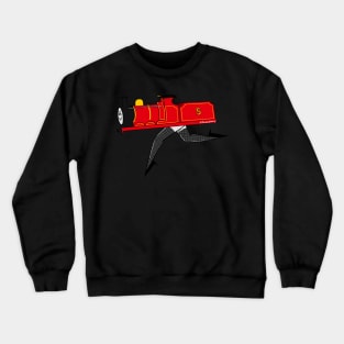 James the Sexy Engine - fishnet Crewneck Sweatshirt